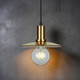 Amber Glass and Antique Brass Pendant Light 72W E27 220mm Amber Glass and Antique Brass Pendant Light 72W E27 220mm
